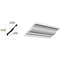 Ekena Millwork 5 1/2"H x 5 1/8"P x 7 1/2"F x 96"L Crown Moulding, PVC MLD05X05X96CRSWPV - alternate 5